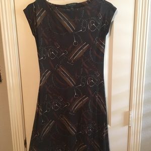 Lauren Ralph Lauren equestrian print dress